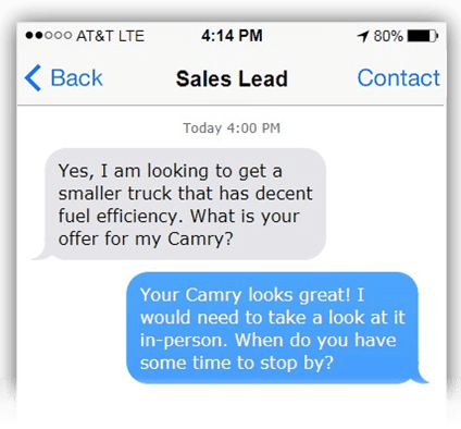 how good car salesman get leads