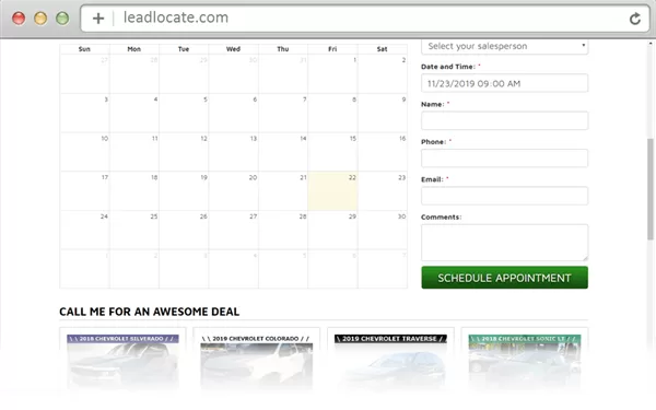 Interactive Calendar
