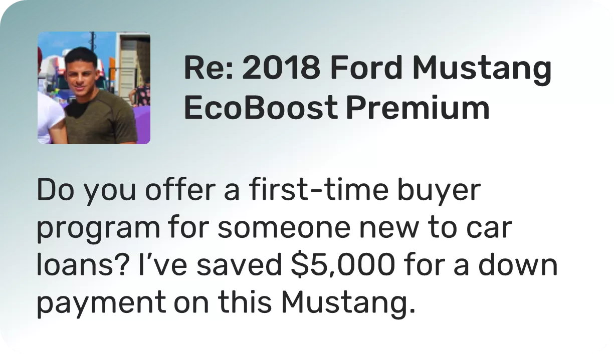 car salesman advertising